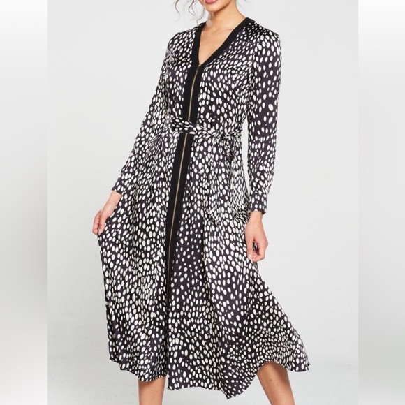 Karen Millen Polka Dot dress. Modest. - Picture 4 of 15